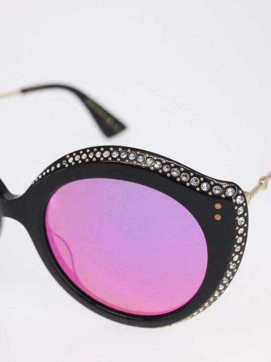 GUCCI Sunglasses plastic Black Auth BA10538V main image 8